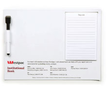 A4 Magnetic Whiteboard with Notepad